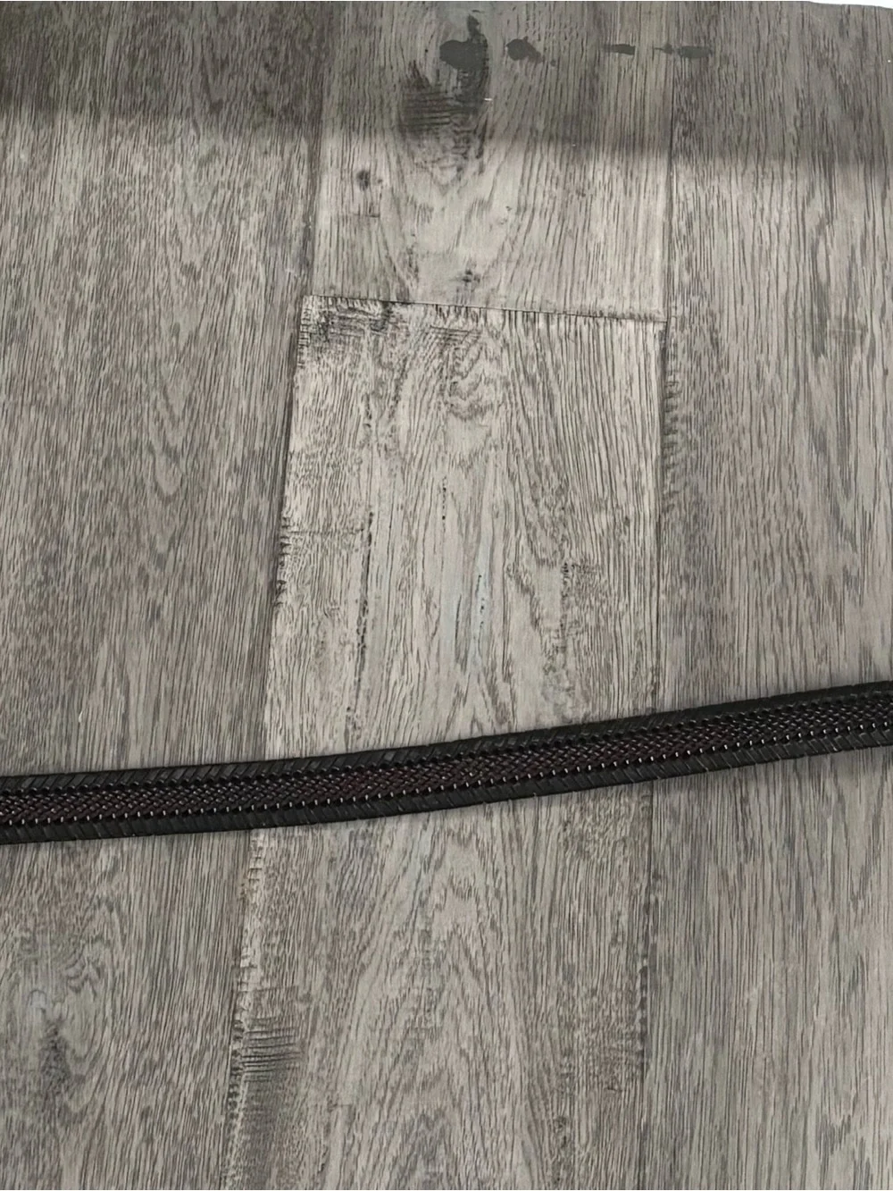 Braided Utility Strap in Dark Brown and Black